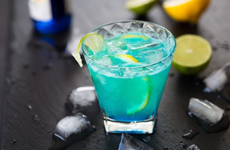 Alkoholfreier Cocktail Blaue Lagune | Einfaches Cocktail Rezept