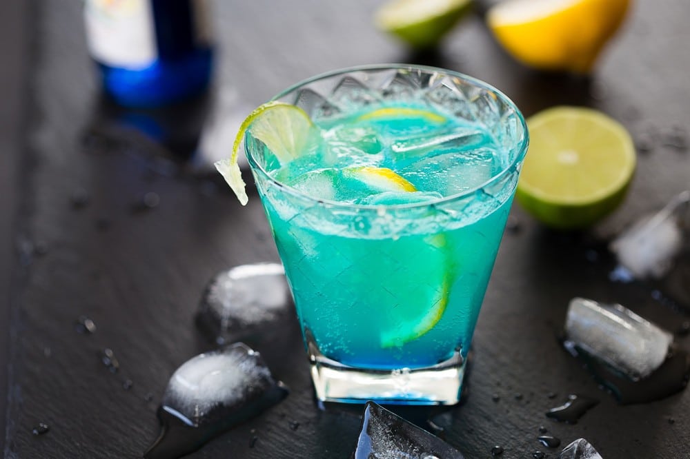 Alkoholfreier Cocktail Blaue Lagune | Einfaches Cocktail Rezept