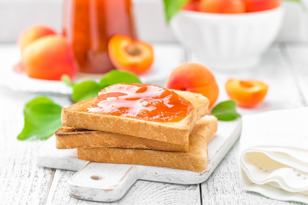 Aprikosen Marmelade mit Lavendel