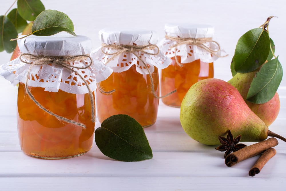 Aromatische Birnenmarmelade mit Orangen und Zimt