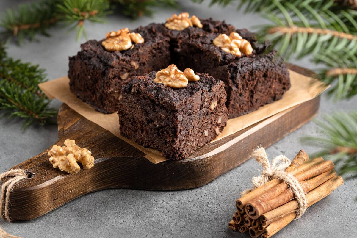 Aromatische Brownies mit Walnüssen