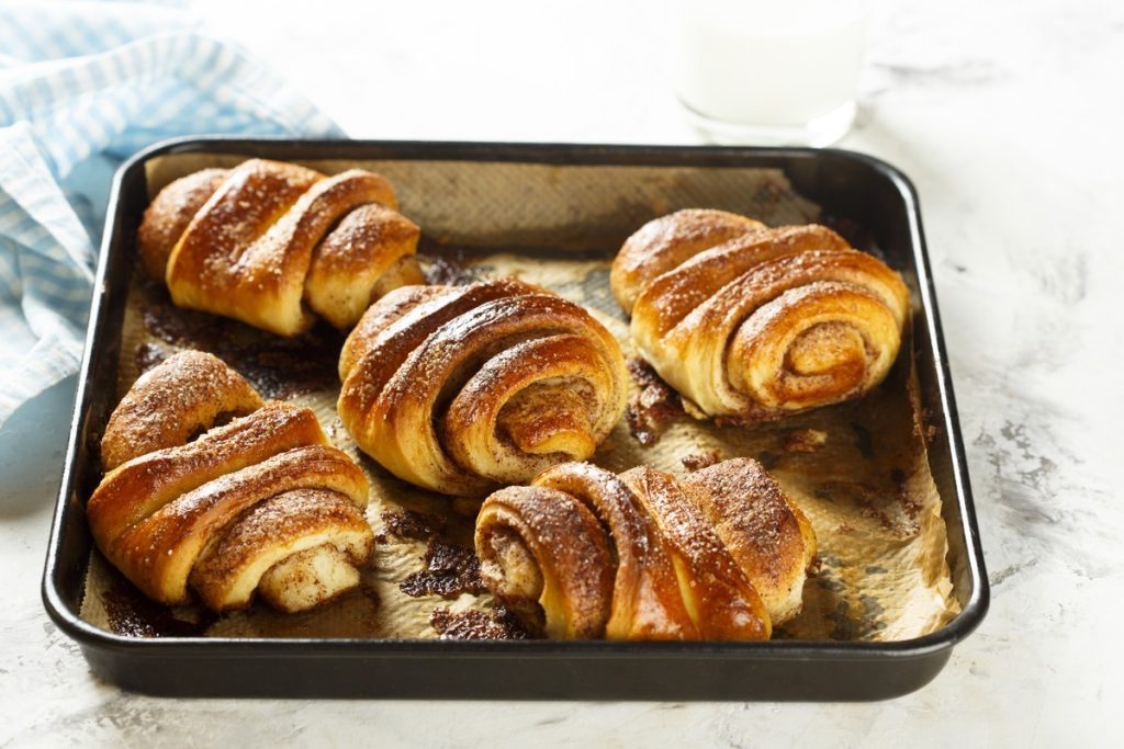 Aromatische Franzbrötchen mit Zucker