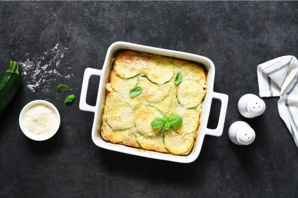 Aromatischer Hackfleischauflauf mit Auberginen