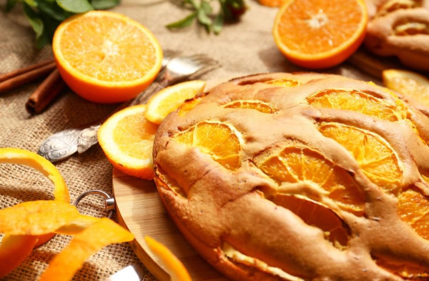 Aromatischer Orangenkuchen mit Olivenöl