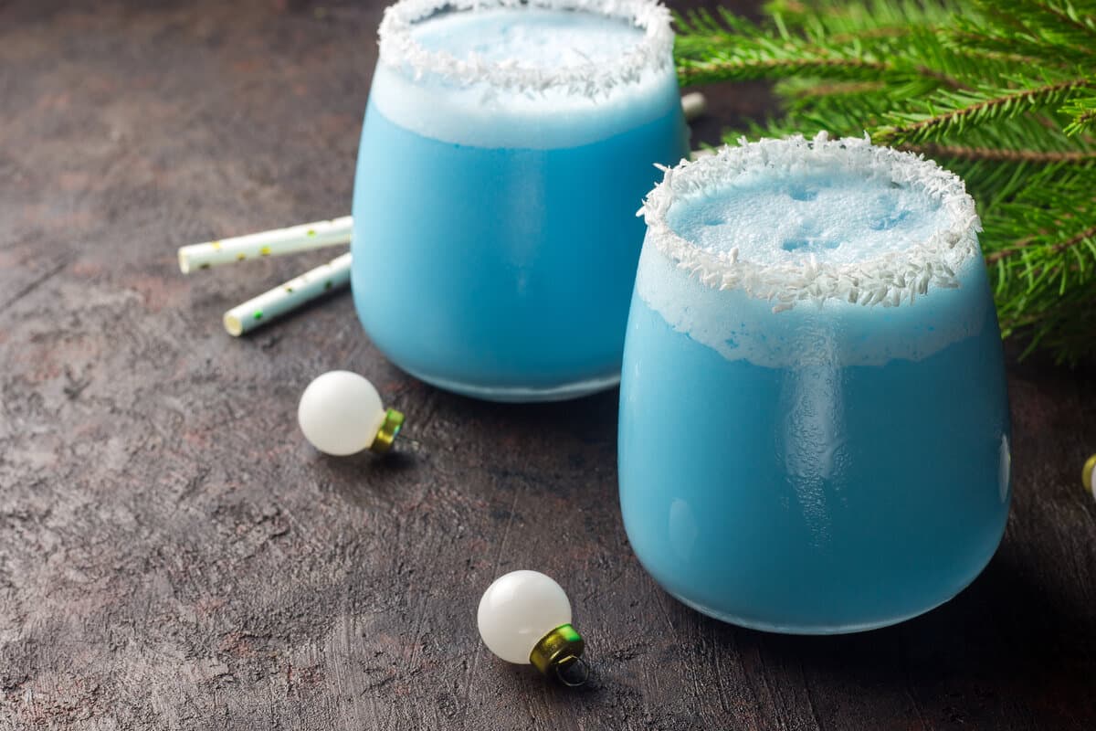 Aromatischer Silvester Cocktail mit Kokosmilch