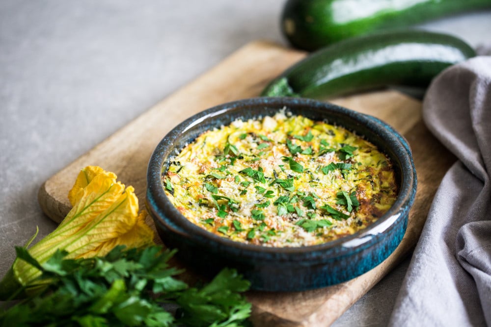 Aromatischer Zucchini Auflauf mit Käse