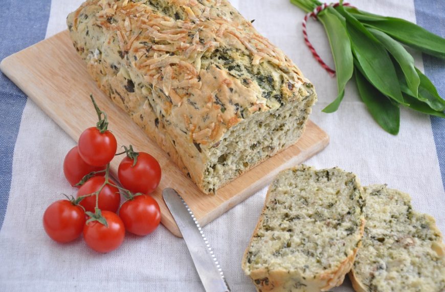 Aromatisches Bärlauchbrot aus Hefeteig backen