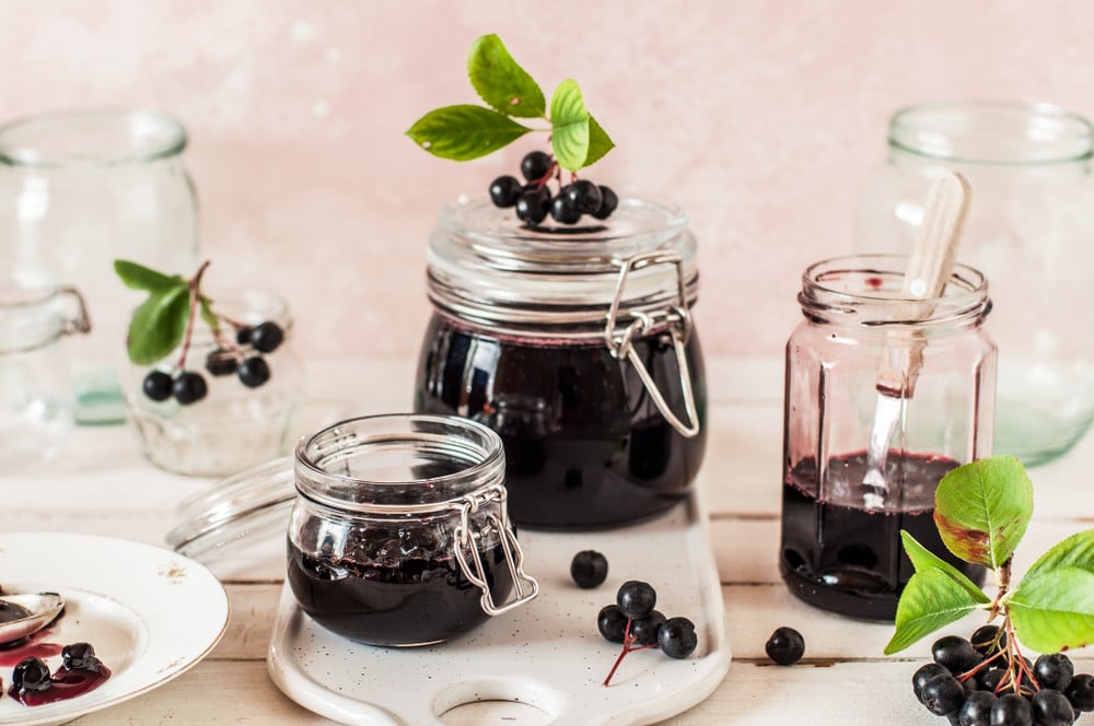 Aroniabeeren Marmelade ohne Gelierzucker selber kochen