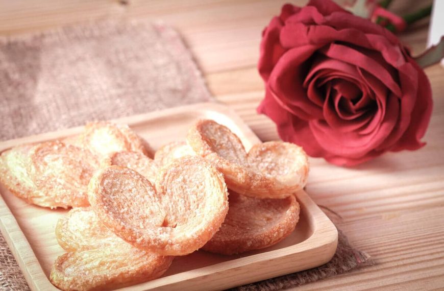 Blätterteig Schweinsohren mit Zucker und Zimt – Herz Kekse aus…