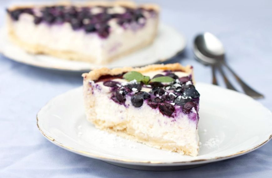 Blueberry Cheesecake mit Quark