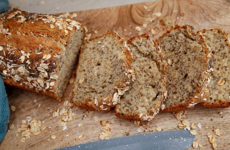 Brot ohne Hefe aus Dinkel mit Haferflocken und…