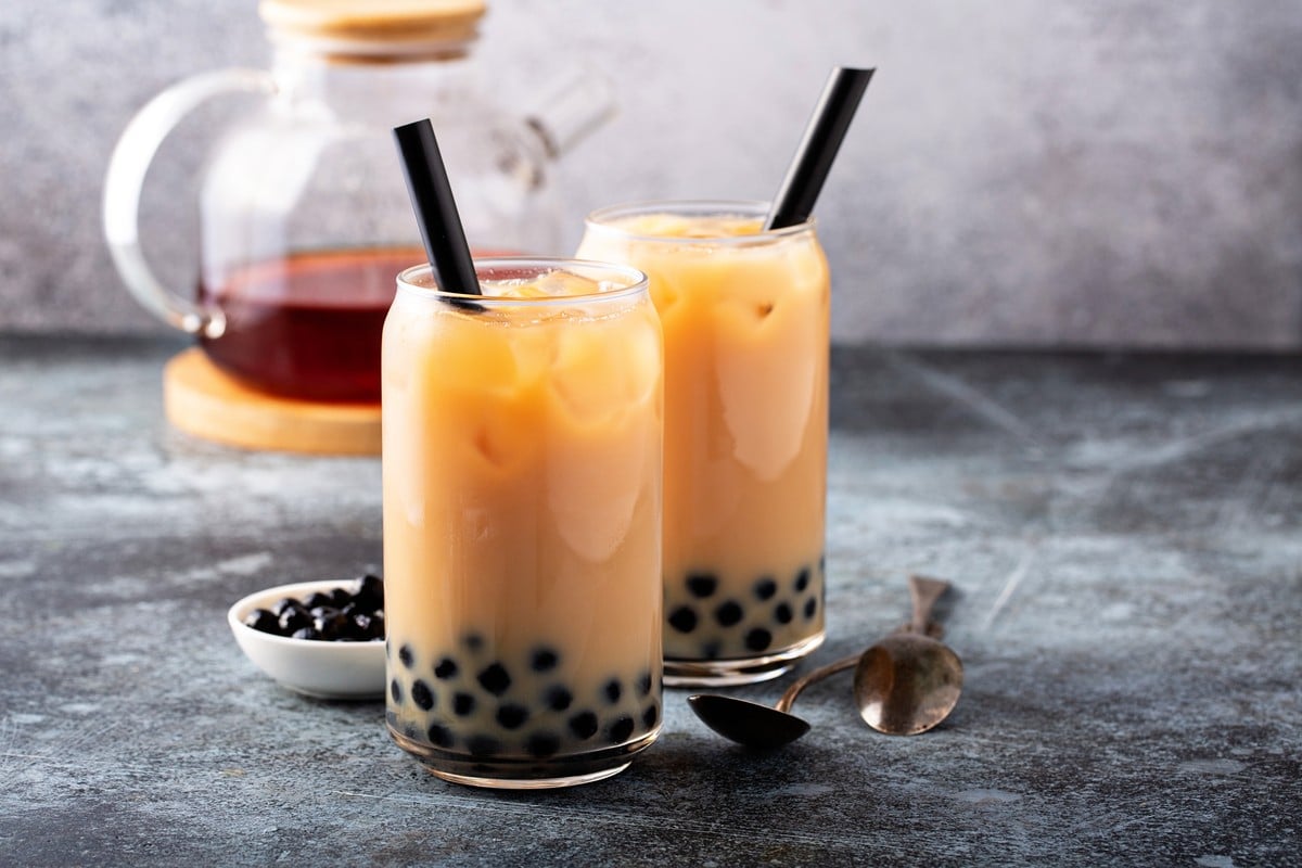 Bubble Tea mit Schwarztee