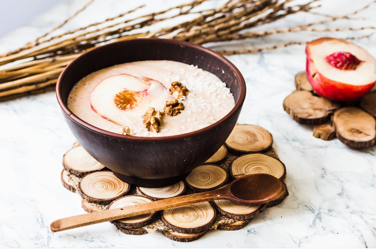 Buchweizen Porridge mit Bananen