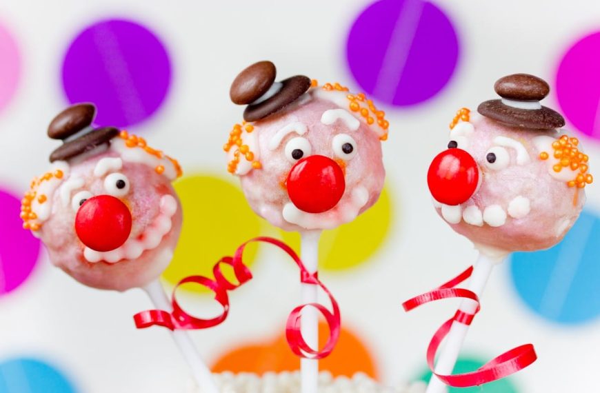 Cake Pops Clowns zum Karneval