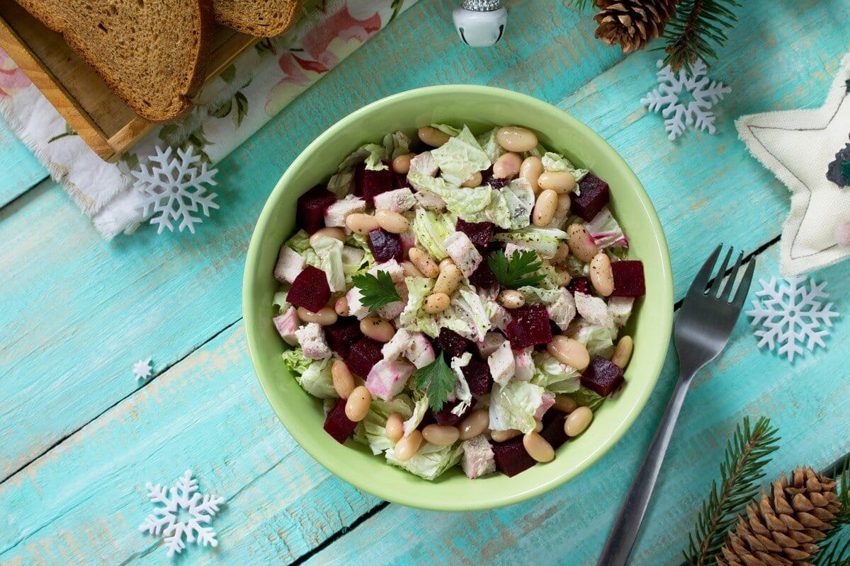 Chinakohl Salat mit roter Beete