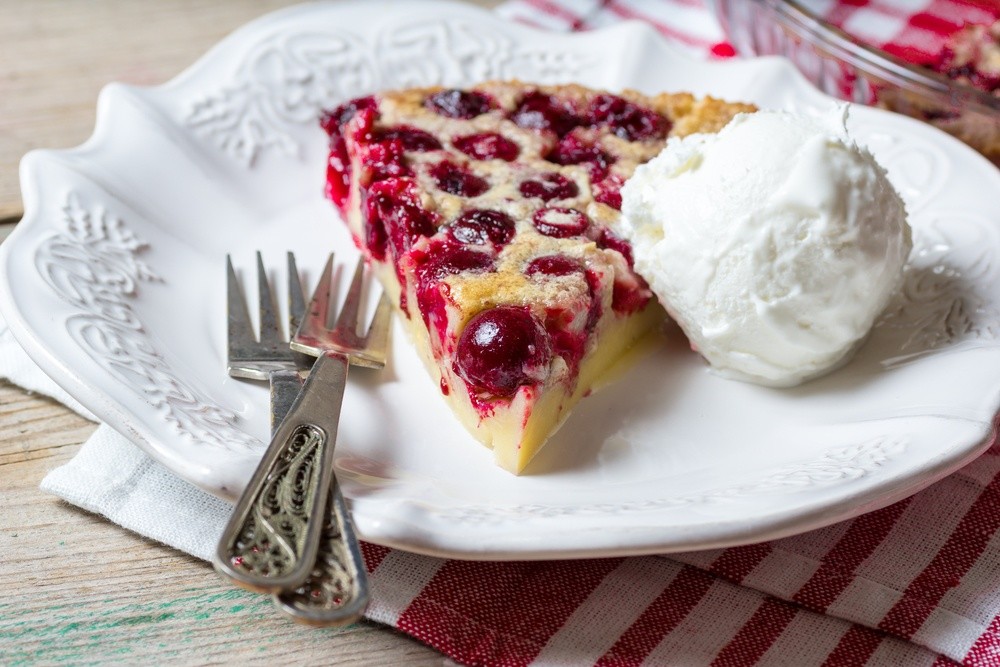 Clafoutis Kirschkuchen - Französisches Dessert