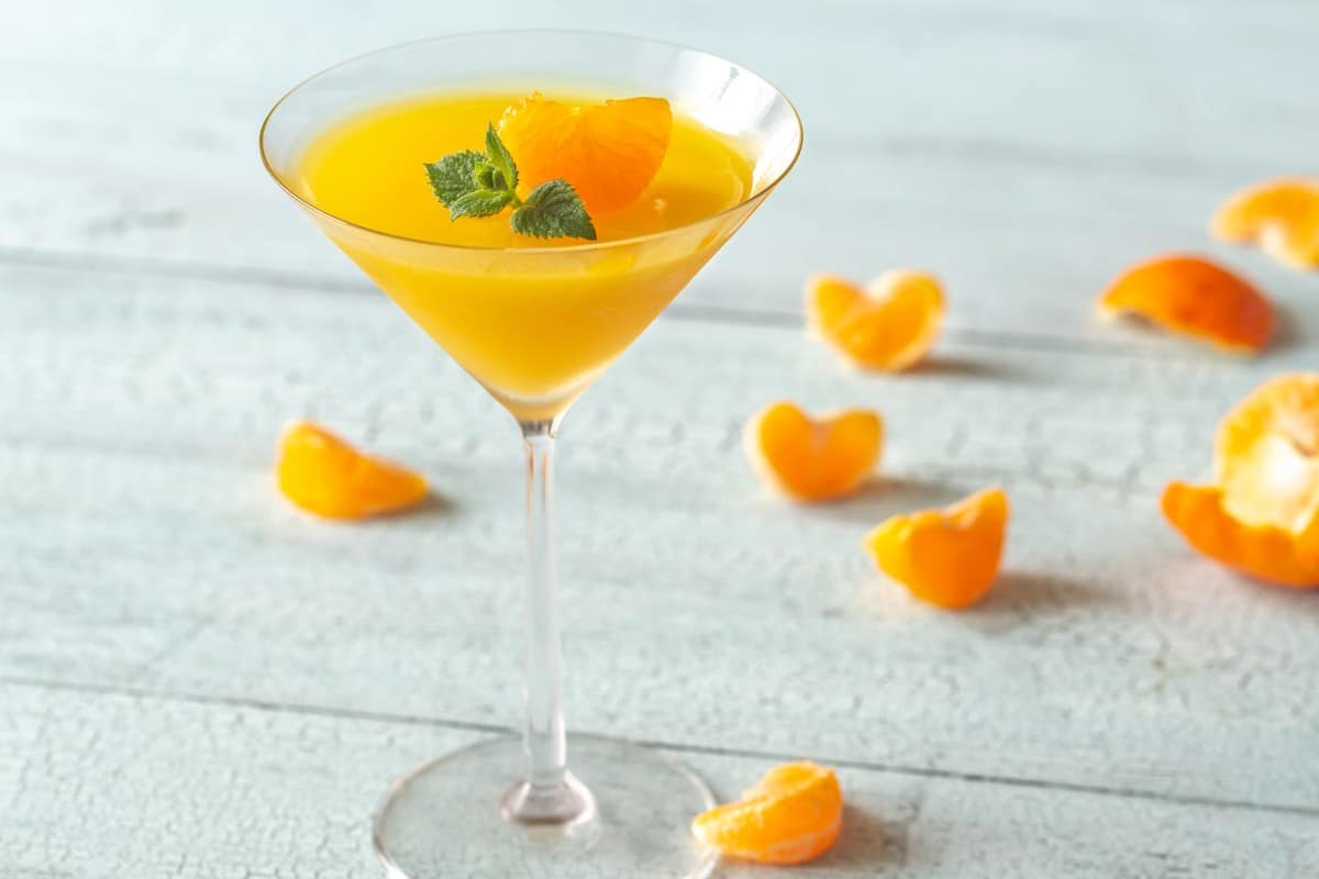 Cocktail mit Mandarinen