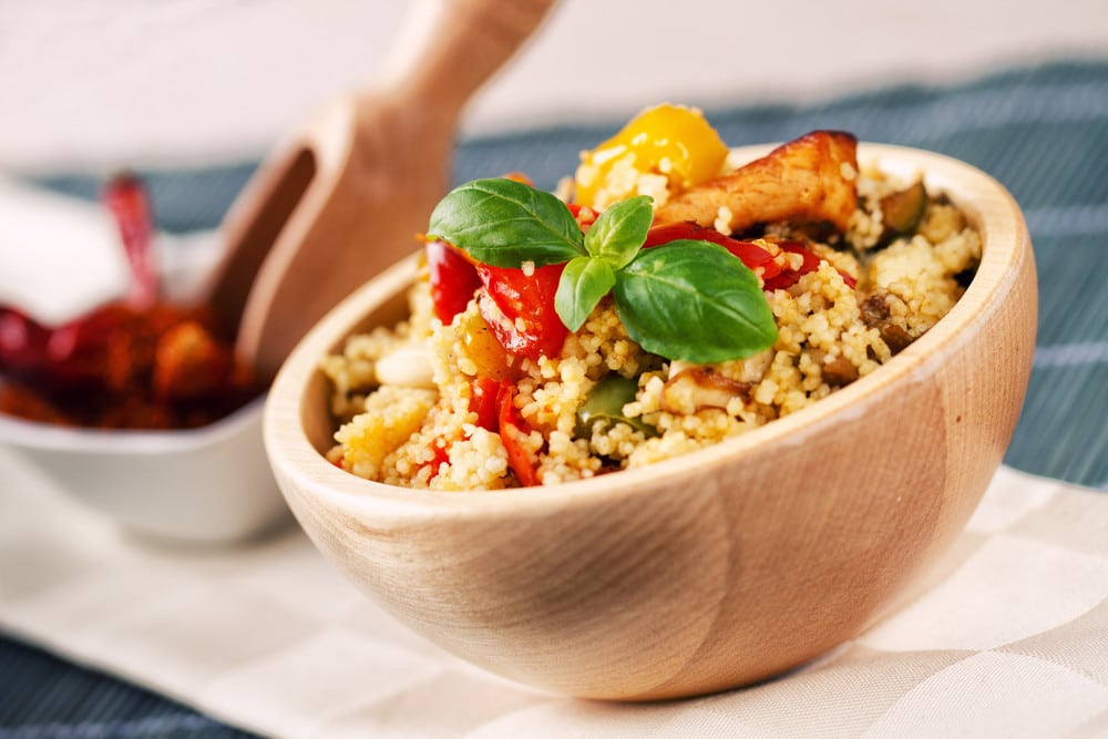 Couscous Salat mit Paprika