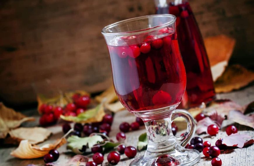 Cranberry Tinktur mit Wodka und Zucker