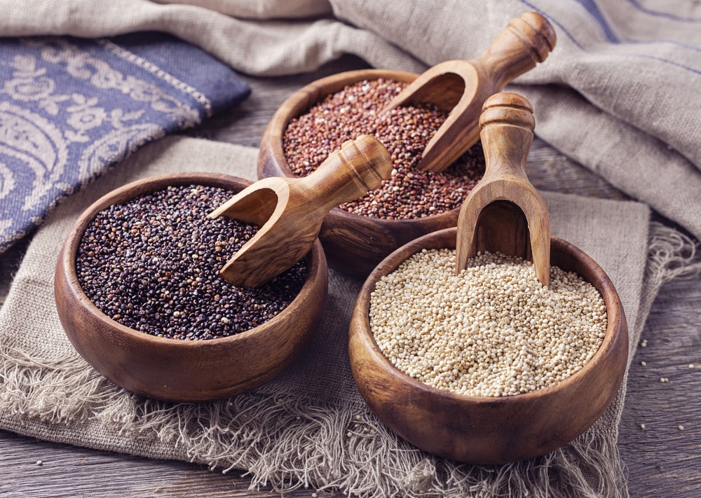 Quinoa Sorten|Helle-Quinoa|Rote-Quinoa