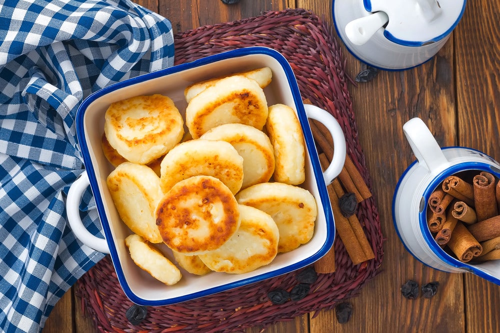 Duftende Quarkkeulchen mit Hüttenkäse und Vanille aus dem Ofen