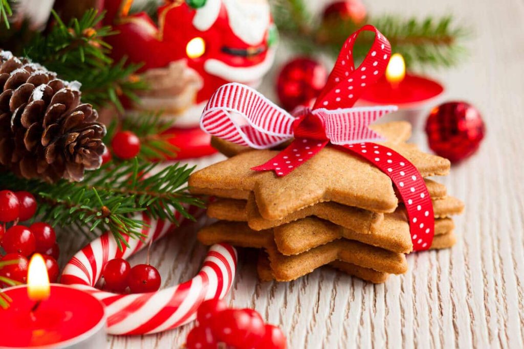 Einfache Butterplätzchen Sterne zu Weihnachten