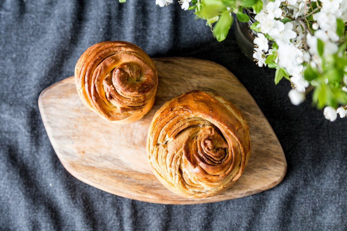 Einfache Zimtschnecken aus Blätterteig