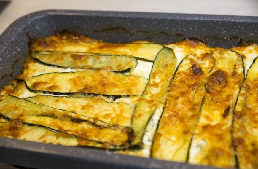 Einfache Zucchini Lasagne mit Hackfleisch