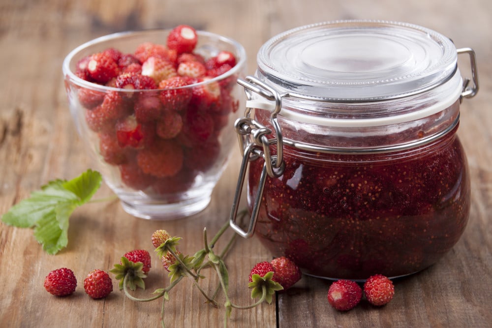 Erdbeermarmelade aus Walderdbeeren ohne Gelierzucker