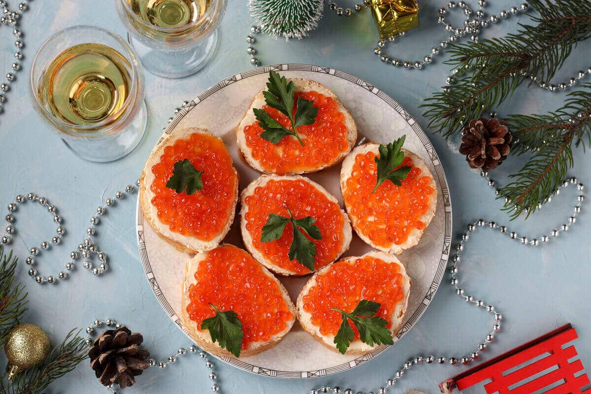 Fingerfood Party Snacks mit Brot