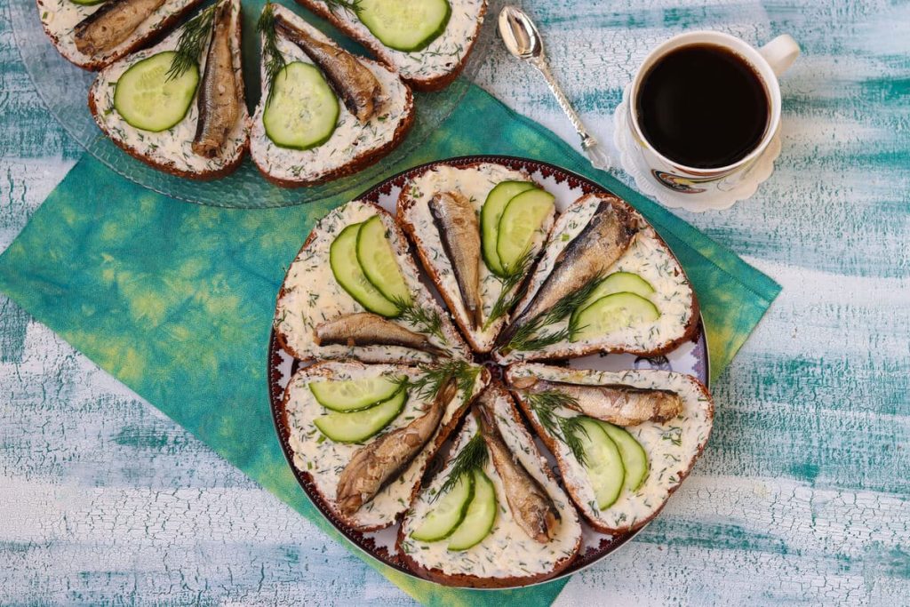 Fingerfood Snacks mit Brot