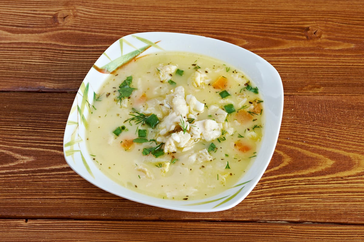 Finnische Fischsuppe mit Forelle