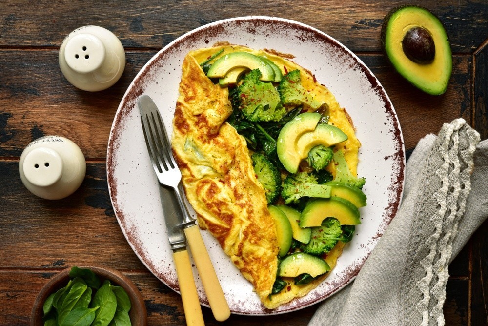 Fitness Frühstück mit Omelett