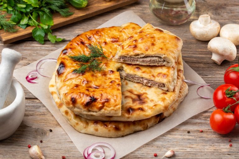 Fleischpastete mit Zwiebeln: Sättigend und aromatisch