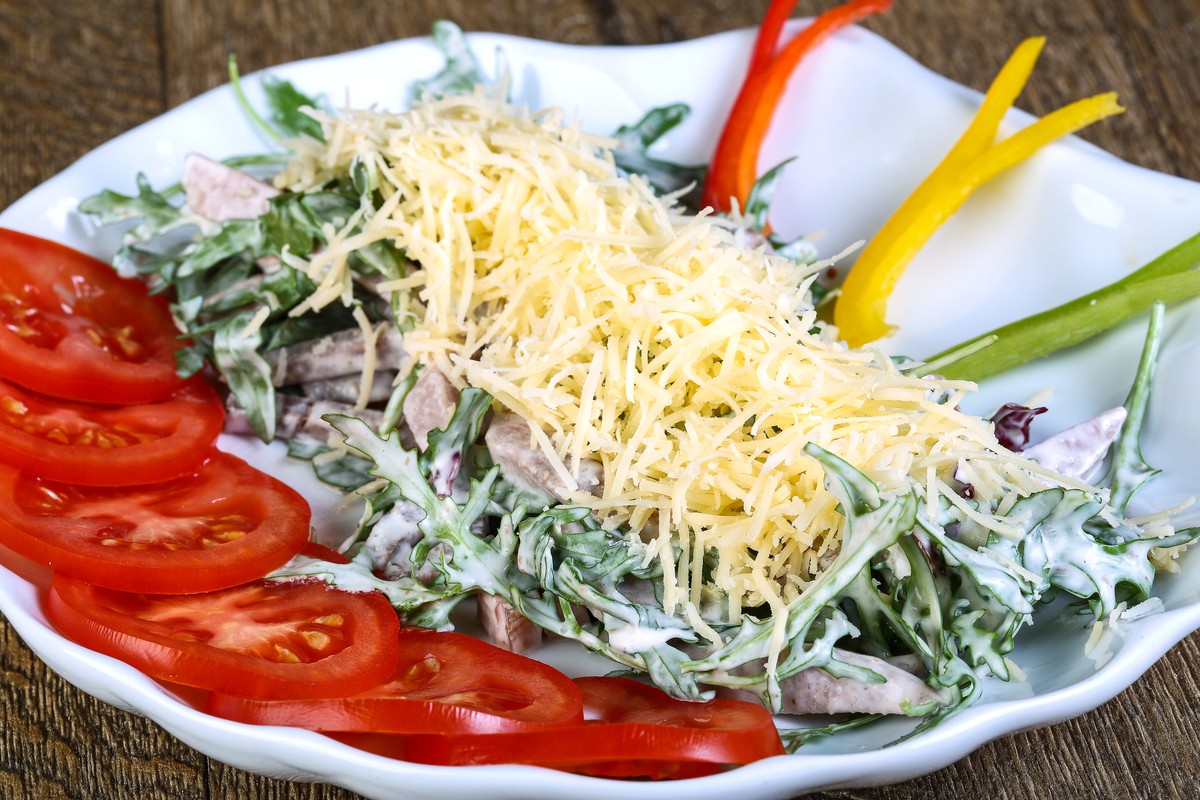 Fleischsalat aus Rinderzunge