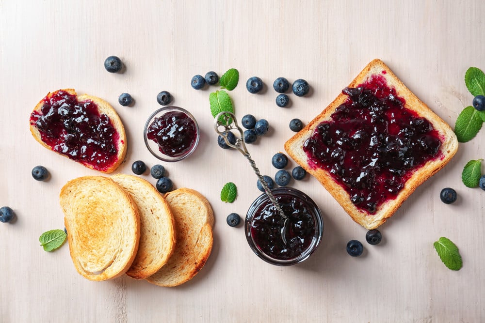 Fruchtige Heidelbeer Marmelade mit Zitrone