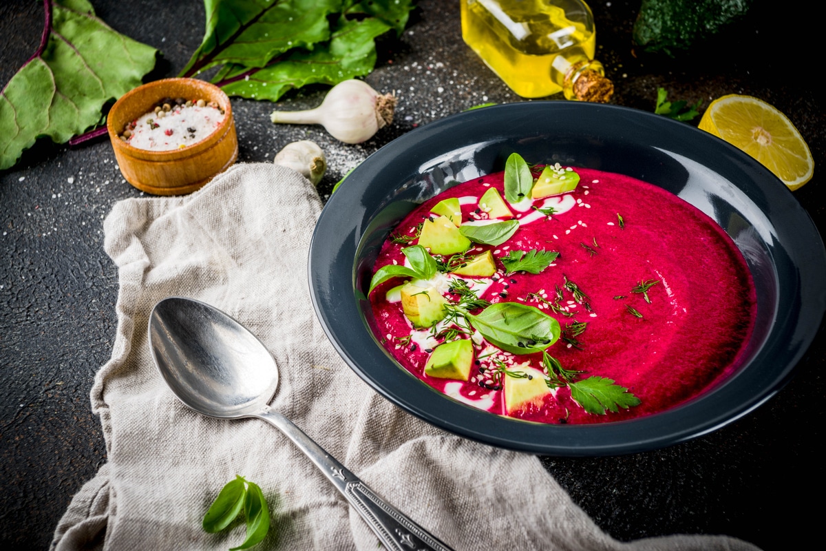 Gazpacho mit Rote Bete