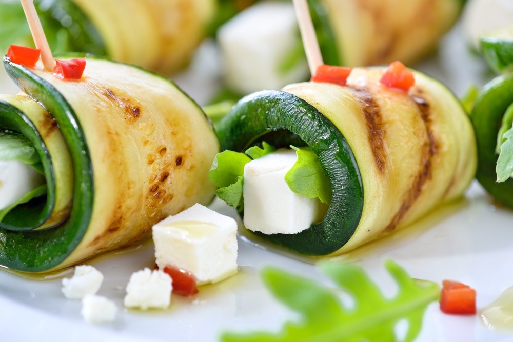 Gebratene Zucchini mit Feta als Antipasti Rezept