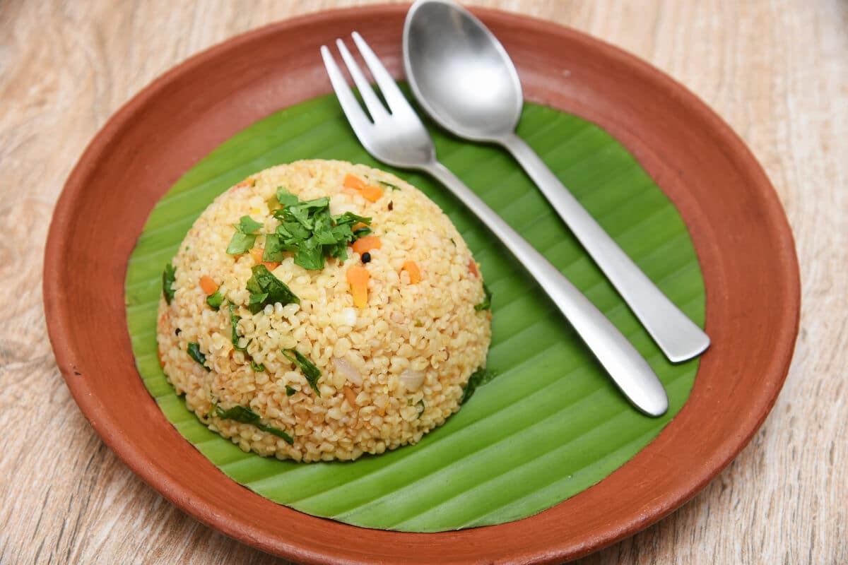 Gebratener Reis mit Karotten