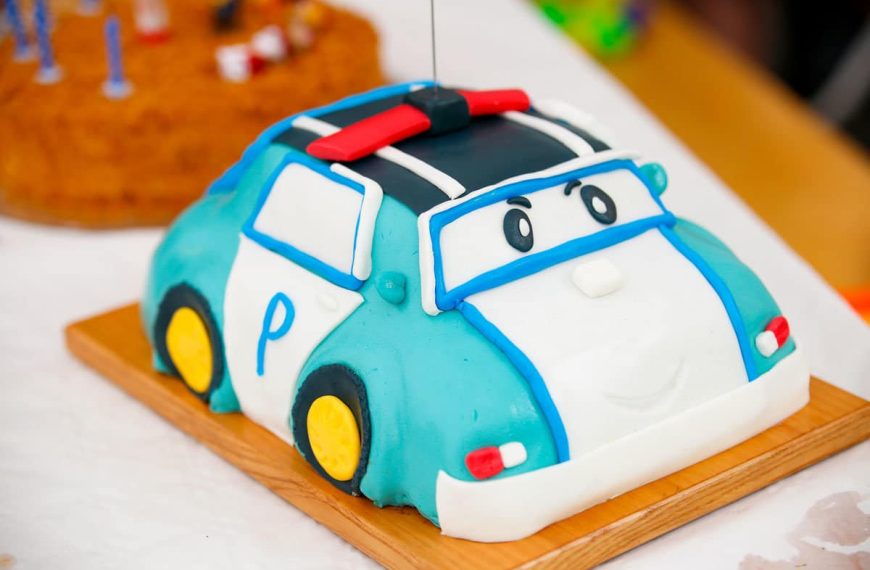 Geburtstagstorte Whoopi Pie Auto für Kinder