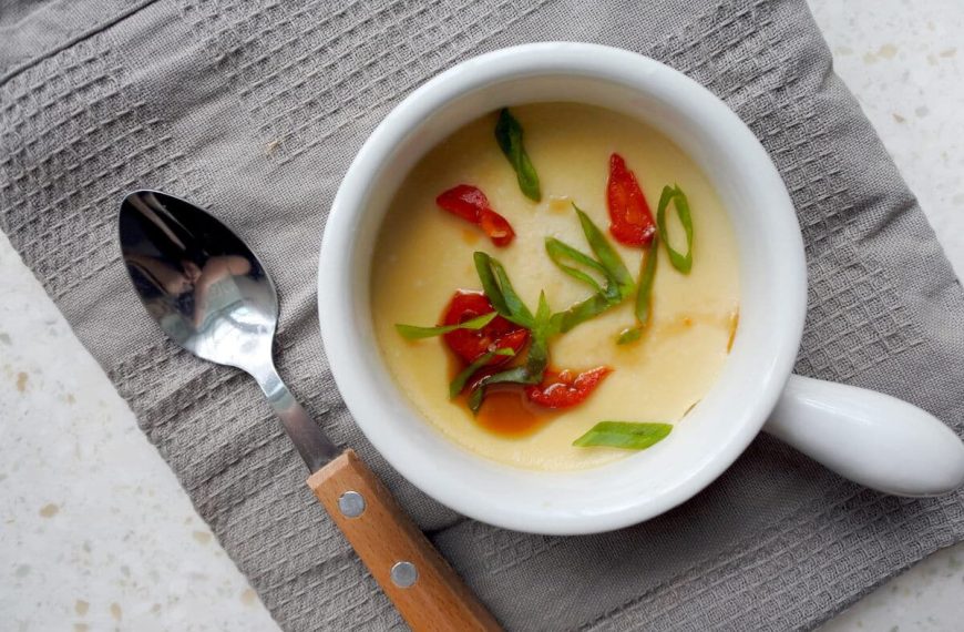 Gedämpfte Eier auf chinesische Art mit Chili und…