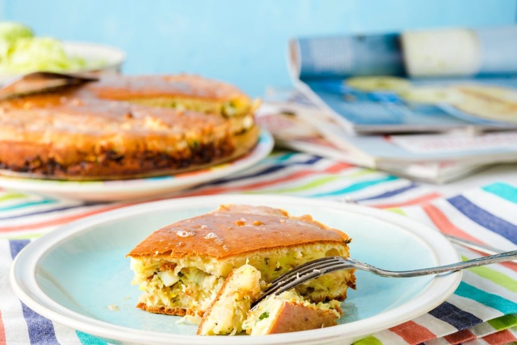 Gemüsekuchen mit Weißkohl