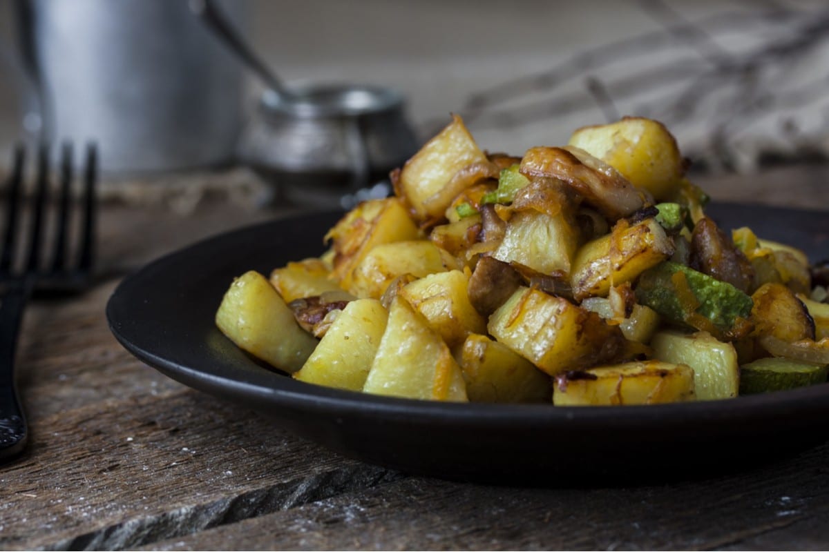 Gemüseragu mit Kartoffeln