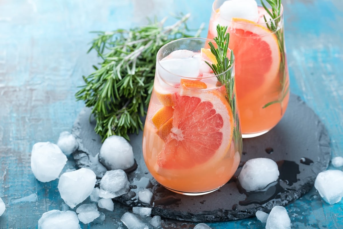 Grapefruit Cocktail alkoholfrei – Cocktail mit Sirup
