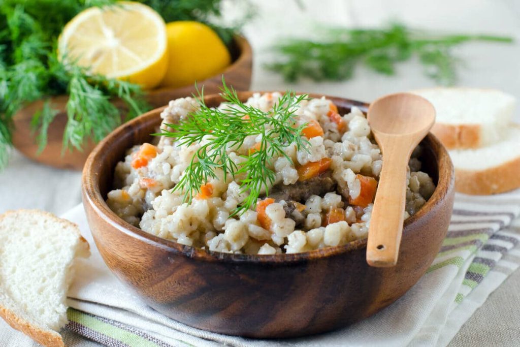 Graupen Risotto aus Perlgraupen
