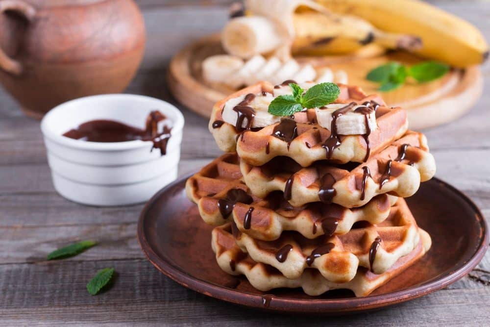 Große Belgische Waffeln ohne Hefe