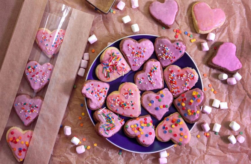 Herz Kekse zum Valentinstag oder Muttertag – Herz Plätzchen