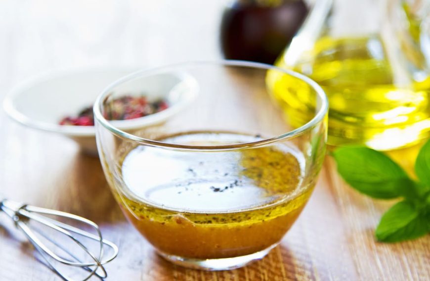 Honig Senf Dressing für frischen Salat
