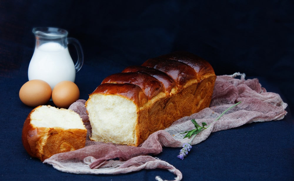 Japanisches Milchbrot Hokkaido mit Tangzhong