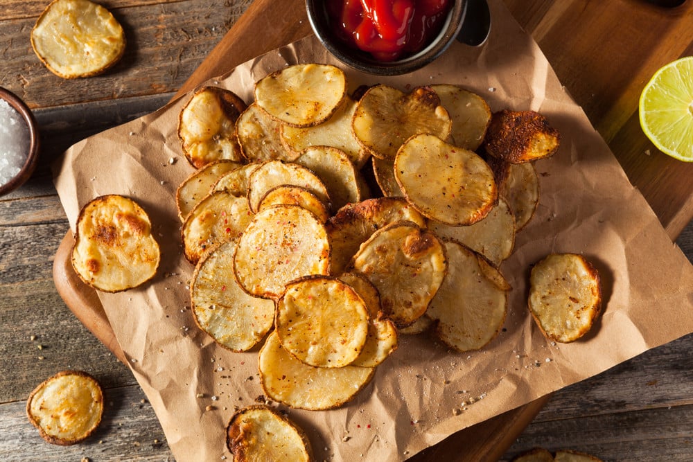 Kartoffelchips aus der Mikrowelle selber machen